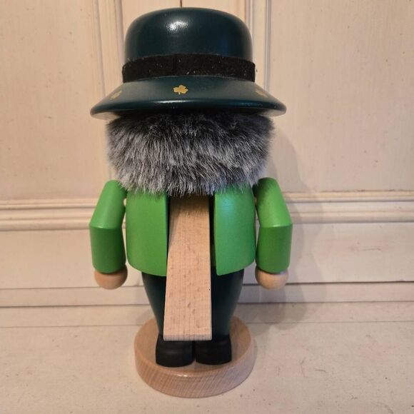 Steinbach Leprechaun Nutcracker Troll Gnome Irish German Handmade Signed - Picture 6 of 9